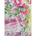 Polyester Digital Printed Girls' Stock Pearl Chiffon Fabric